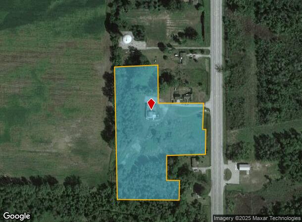 2925 N Huron Rd, Pinconning, MI Parcel Map