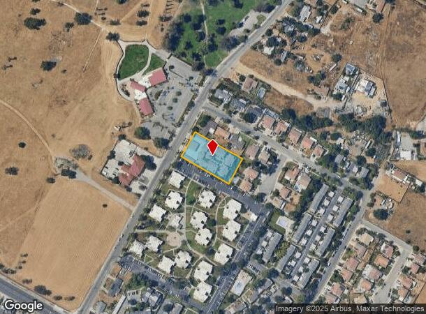  1054 N Orange St, Riverside, CA Parcel Map