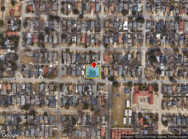  3900 W 7Th St, Fort Worth, TX Parcel Map