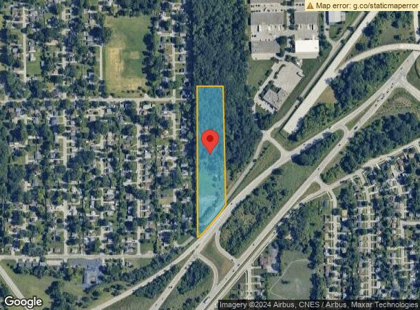  2041 Parkwood, Ypsilanti, MI Parcel Map