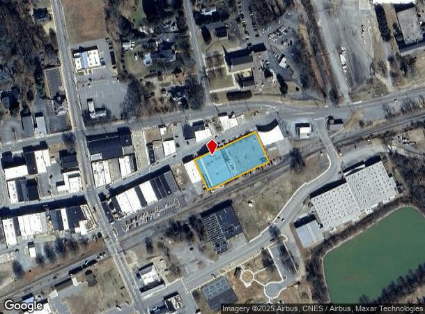 222 E Main St, Elkin, NC Parcel Map