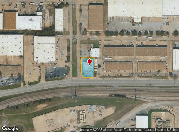  2201 E Division St, Arlington, TX Parcel Map