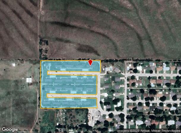  1304 W Gray St, Olney, TX Parcel Map