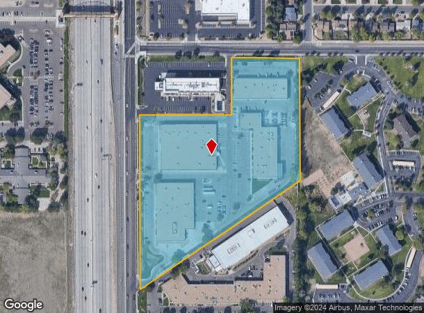  1600 S Abilene St, Aurora, CO Parcel Map