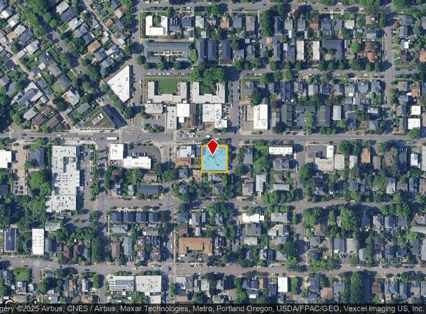 2126 Se Division St, Portland, OR Parcel Map