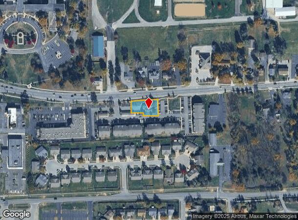 1037 W Jefferson St, Franklin, IN Parcel Map