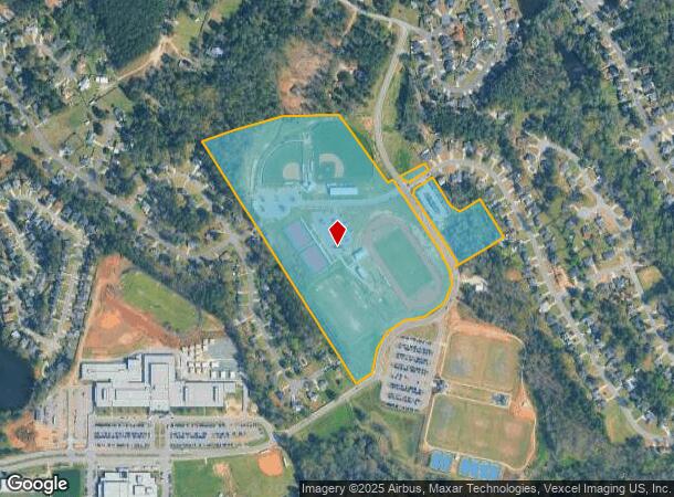 2000 Panther Ct, Evans, GA Parcel Map