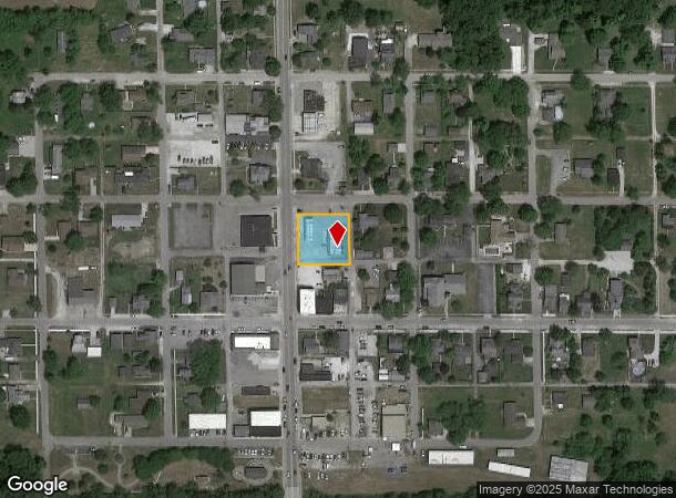 162 N Main St, Upland, IN Parcel Map
