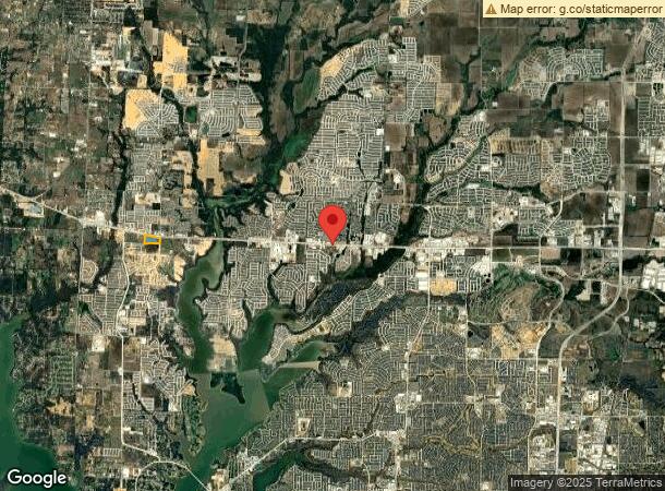  26535 E University Dr, Aubrey, TX Parcel Map