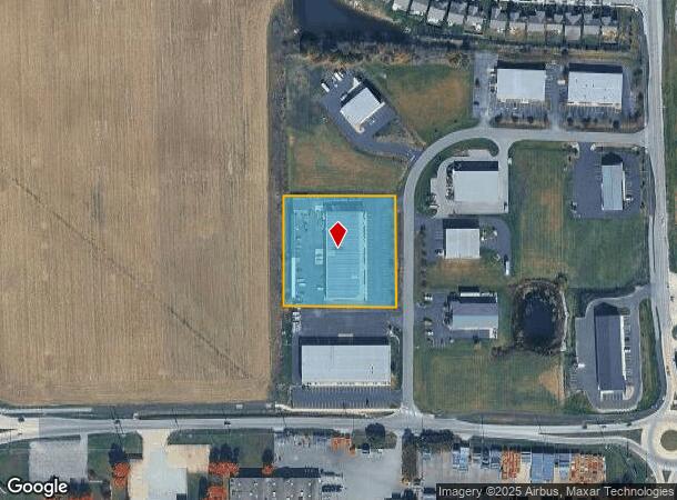 1442 Amy Ln, Franklin, IN Parcel Map