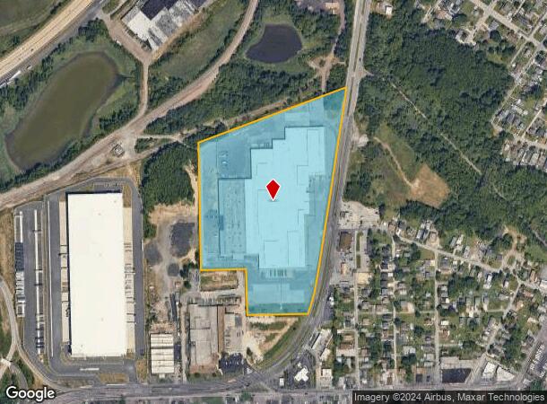  5107 N Point Blvd, Sparrows Point, MD Parcel Map