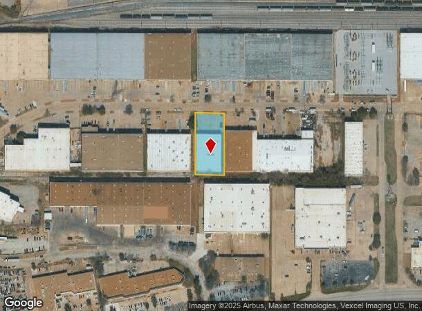  2100 Exchange Dr, Arlington, TX Parcel Map