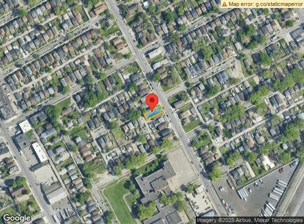  1739 Central St, Detroit, MI Parcel Map