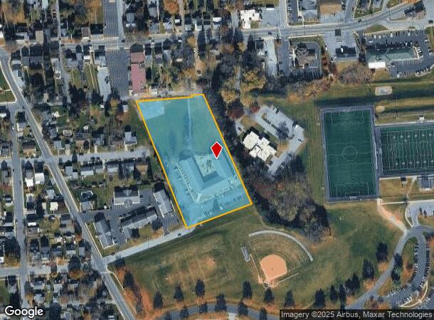  300 Poplar Ave, Hummelstown, PA Parcel Map