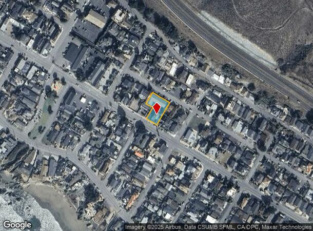 501 S Ocean Ave, Cayucos, CA Parcel Map