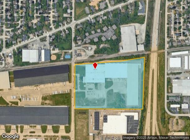 110 N Kensington Dr, Appleton, WI Parcel Map