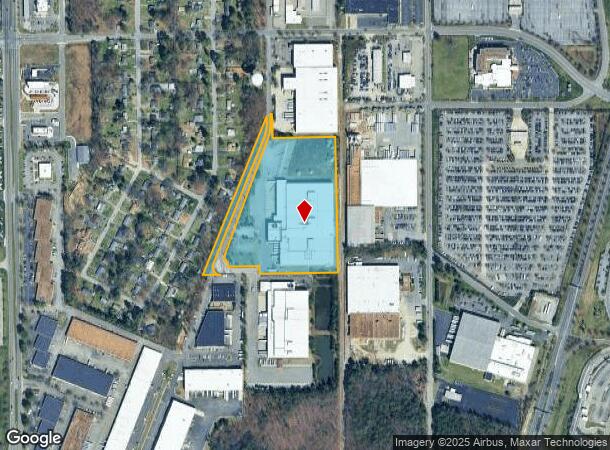  5501 Corrugated Rd, Sandston, VA Parcel Map