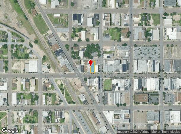  208 W Jackson St, Harlingen, TX Parcel Map