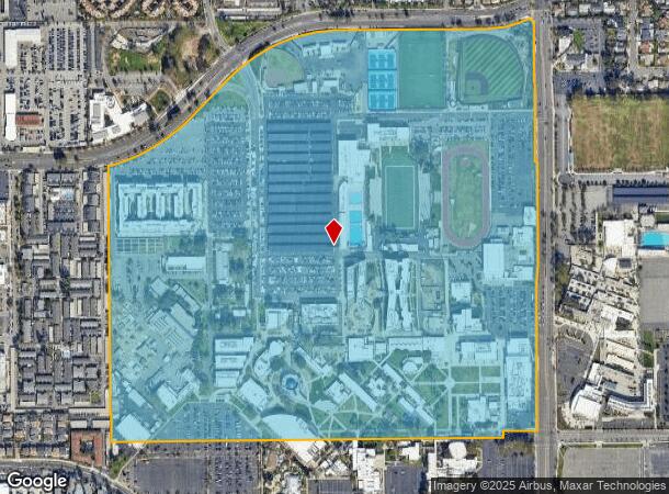 2701 Fairview Rd, Costa Mesa, CA Parcel Map