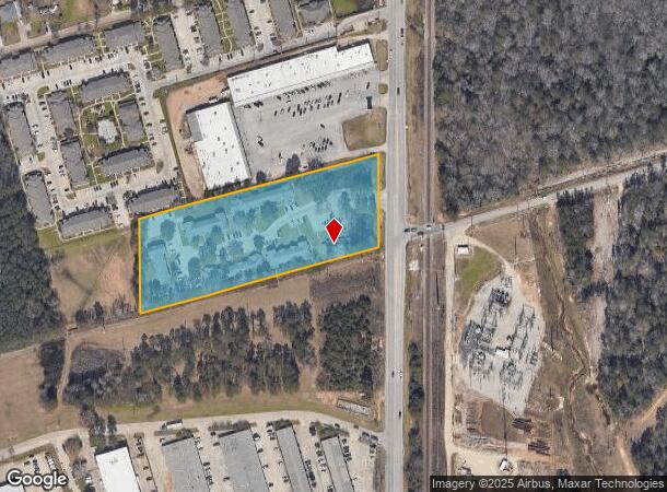 1230 S Frazier St, Conroe, TX Parcel Map