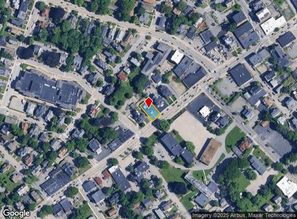  862 Main St, Worcester, MA Parcel Map