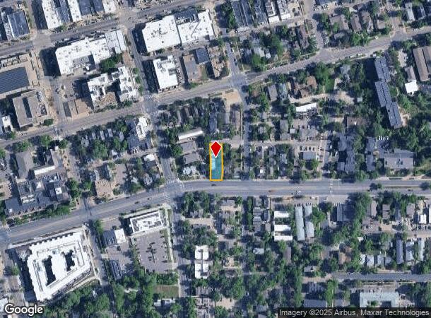  1719 Canyon Blvd, Boulder, CO Parcel Map