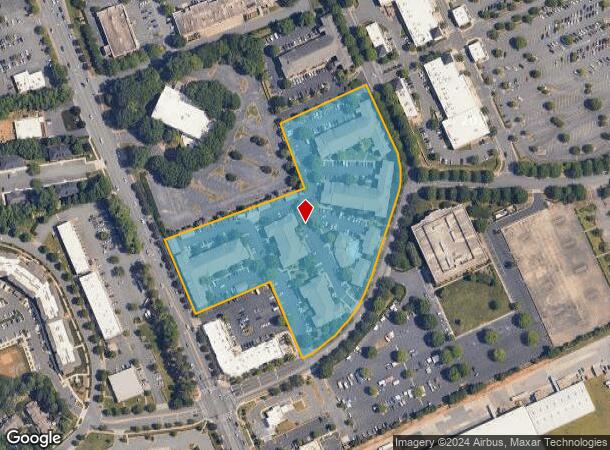  1612 Galleria Blvd, Charlotte, NC Parcel Map