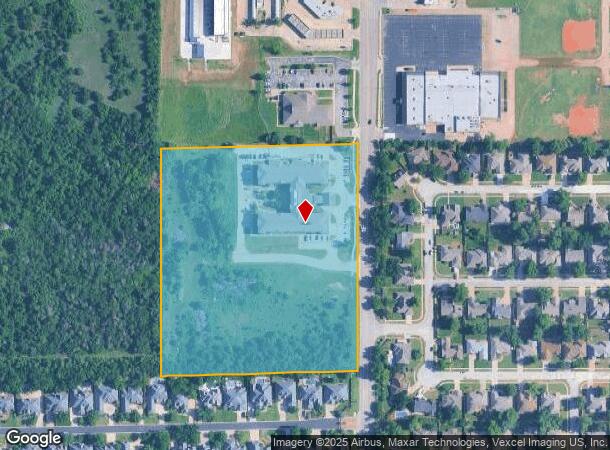 13501 N Bryant Ave, Edmond, OK Parcel Map