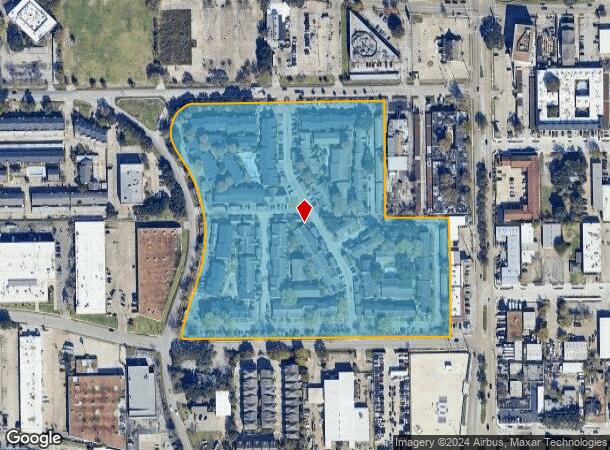  6061 Beverlyhill St, Houston, TX Parcel Map