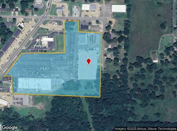 1135 S Rogers St, Clarksville, AR Parcel Map