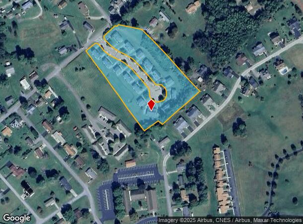  Curve Rd, Pearisburg, VA Parcel Map