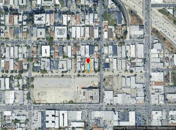  5613 Virginia Ave, Los Angeles, CA Parcel Map