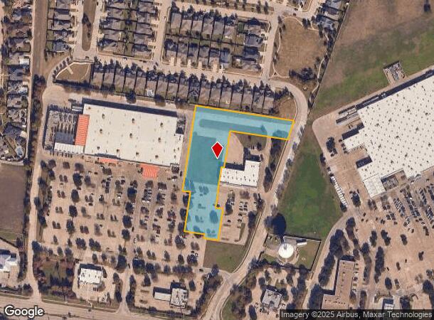 5505 Gordon Smith Dr, Rowlett, TX Parcel Map