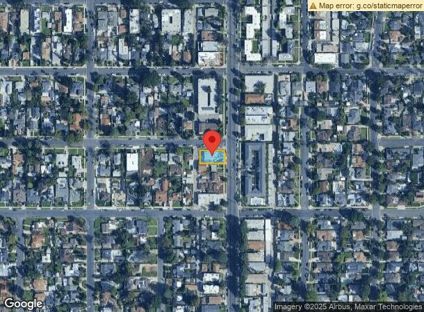  5825 Hazeltine Ave, Van Nuys, CA Parcel Map