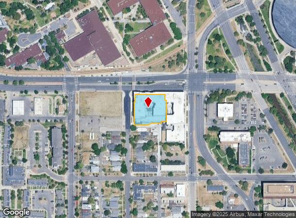 1050 W Colfax Ave, Denver, CO Parcel Map