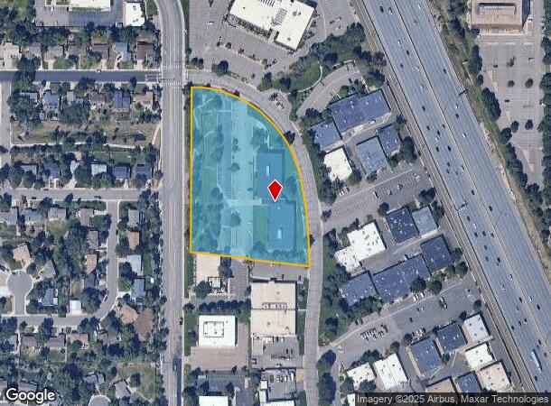  7000 S Yosemite St, Centennial, CO Parcel Map