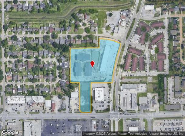  12425 John F Kennedy Blvd, Houston, TX Parcel Map