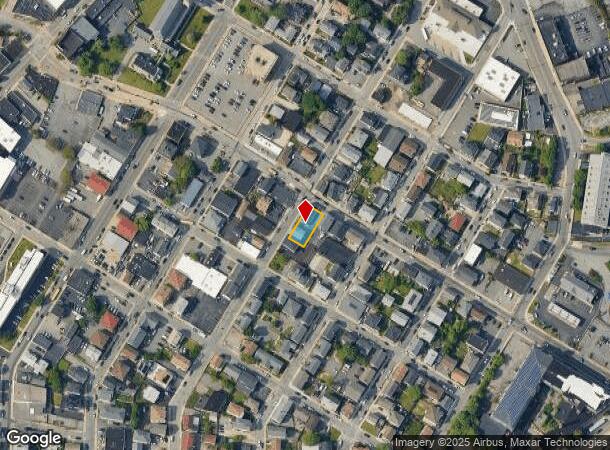  254 4Th St, Fall River, MA Parcel Map