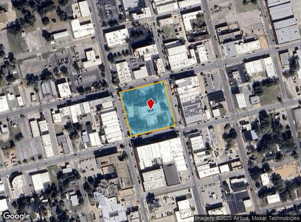  100 W Houston St, Sherman, TX Parcel Map