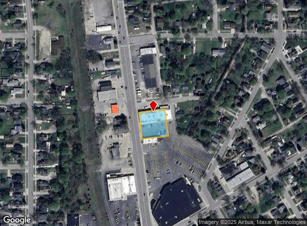  836 N Mitchell St, Cadillac, MI Parcel Map