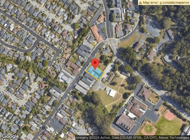  1351 Adobe Dr, Pacifica, CA Parcel Map