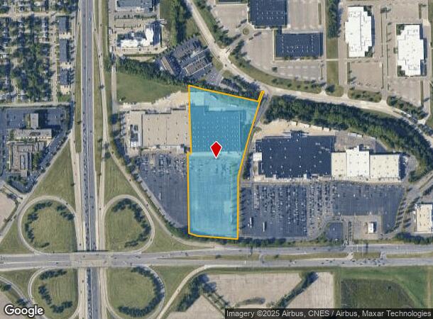 5901 Mercury Dr, Dearborn, MI Parcel Map