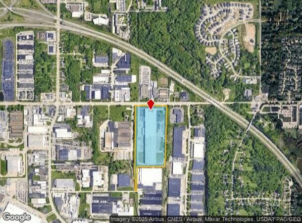  26800 Miles Rd, Bedford, OH Parcel Map