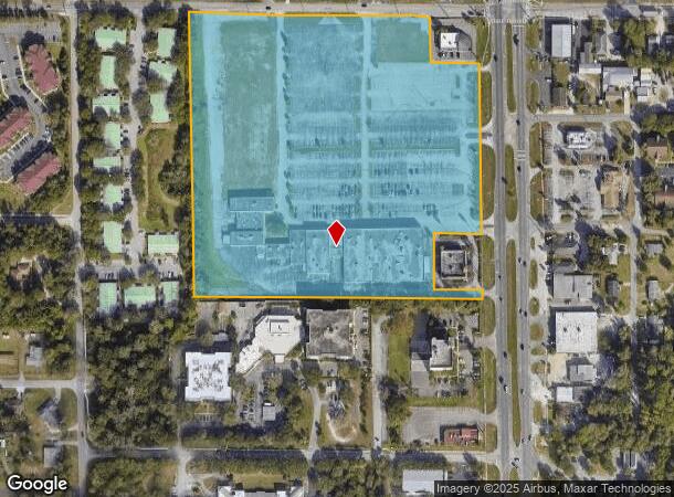  1304 S Woodland Blvd, Deland, FL Parcel Map