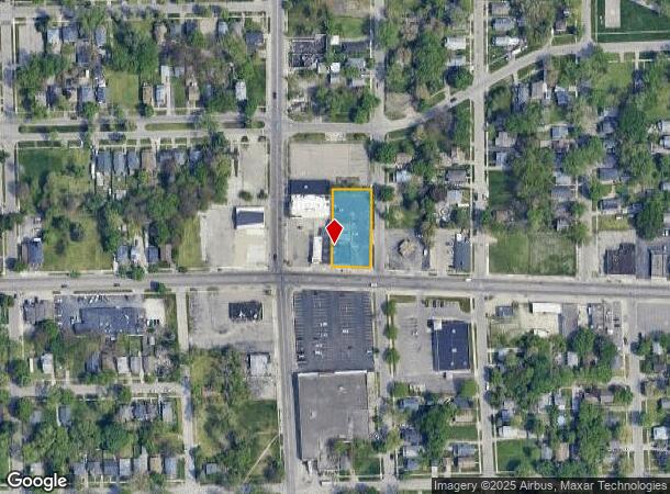  1917 Davison Rd, Flint, MI Parcel Map