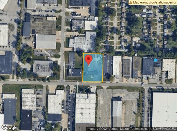  15828 Industrial Pky, Cleveland, OH Parcel Map