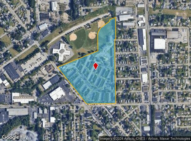  560 Prospect St, Pawtucket, RI Parcel Map