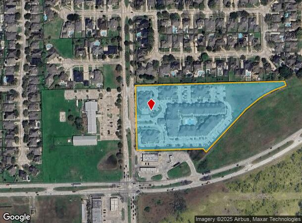 5353 Space Center Blvd, Pasadena, TX Parcel Map