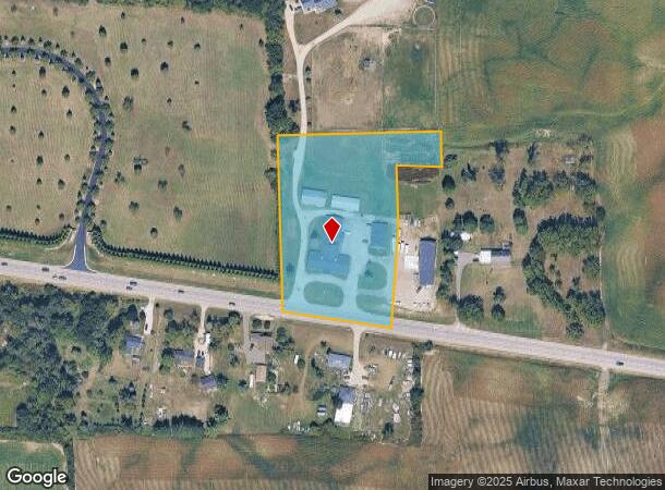 1322 E Monroe Rd, Tecumseh, MI Parcel Map