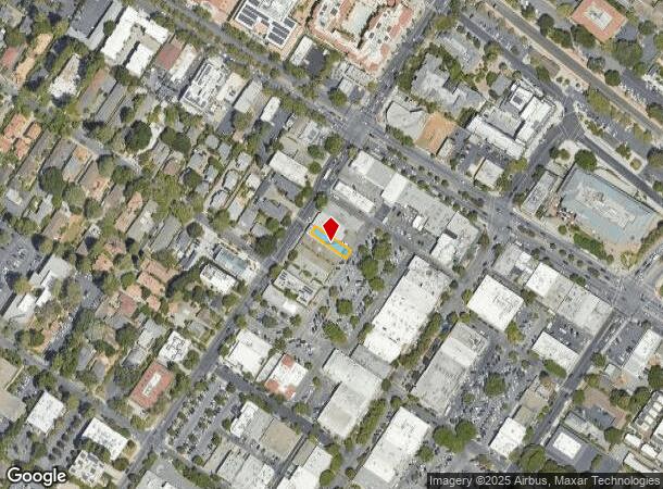  657 Oak Grove Ave, Menlo Park, CA Parcel Map